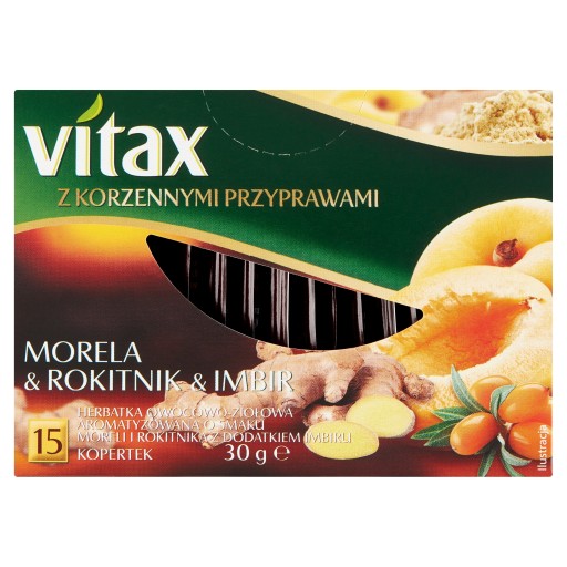 VITAX koreňový čaj MARHUĽOVÁ SÚČKA ZÁZVOR 15T