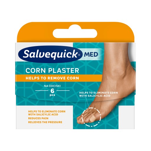 Salvequick KUKURIČNÁ OMIETKA na kurie oká 6 ks.