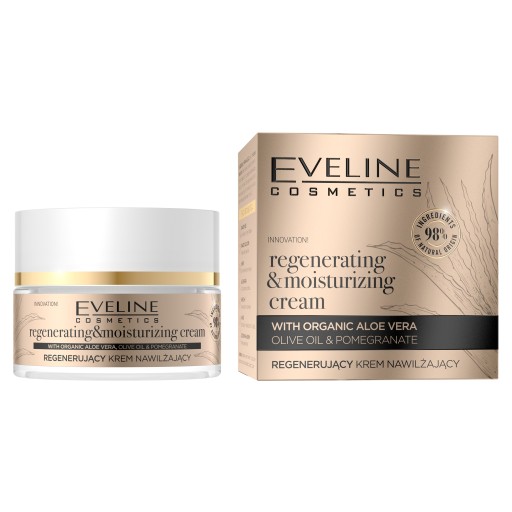 Krém na tvár Eveline Cosmetics Organic Gold