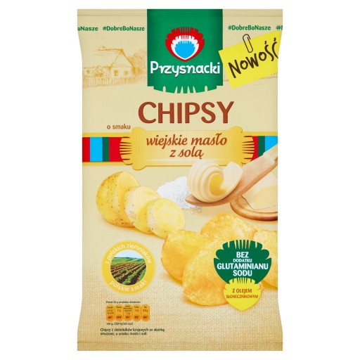 Przysnacki chrumky ochutené vidieckym maslom a soľou 135 g