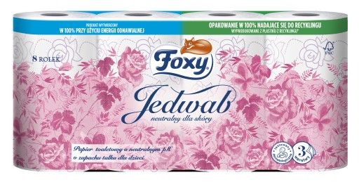 Voňavý toaletný papier Foxy 8 ks.