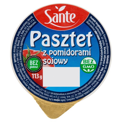 Sante Sójová paštéta s paradajkami 113 g