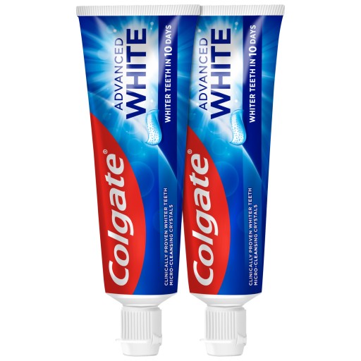 Colgate Advanced White zubná pasta 2x75ml