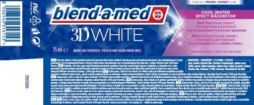 Blend-a-med 3D biela zubná pasta studenej vody