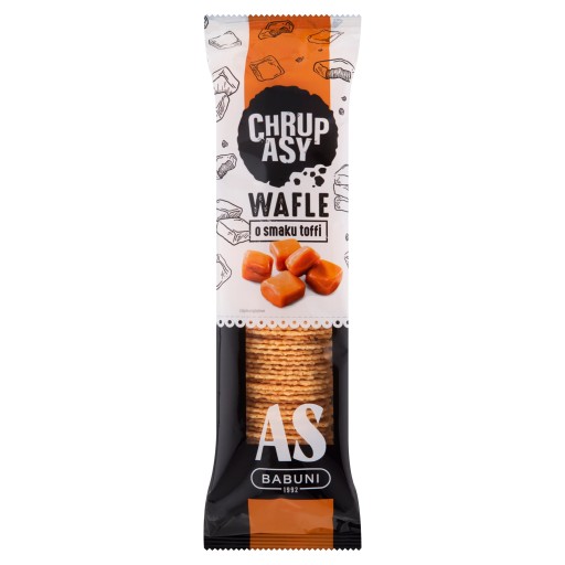 Chrupasy Wafle s príchuťou Toffee 90g AKO BABUNI