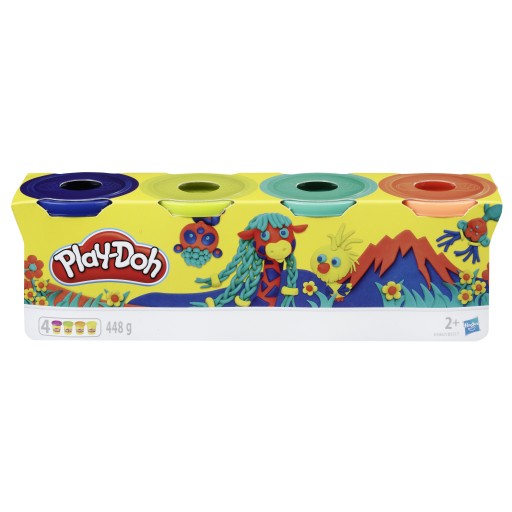 Play Doh Play Doh Sada 4 rúrok 4 FARBY plastelíny
