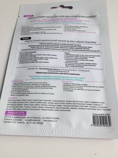 Cettua - Pleťová maska proti starnutiu