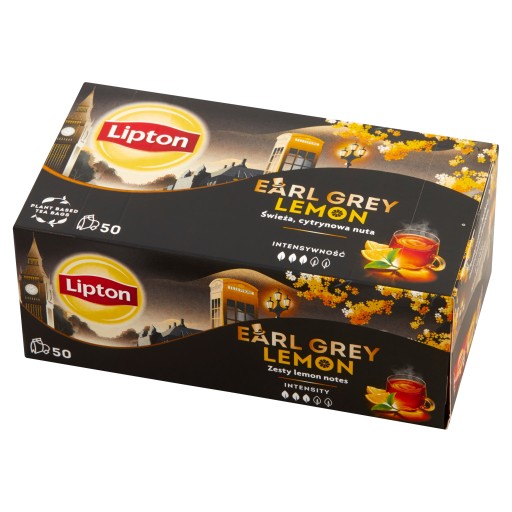EARL GREY ČIERNY ČAJ CITRÓN CITRÓN Lipton 50T