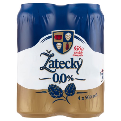 Žatecký plechovka nealko 4x500ml