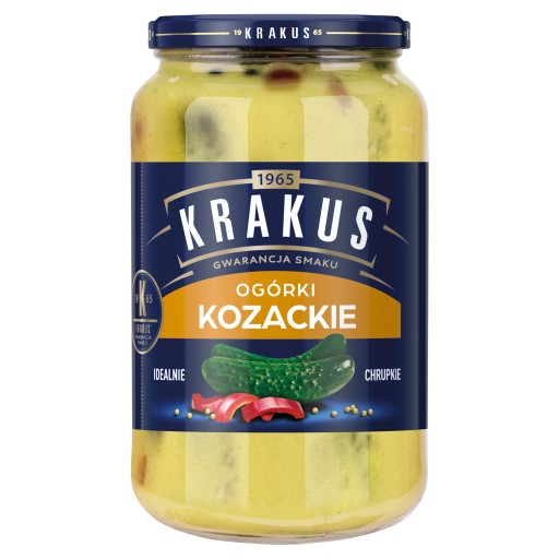 Krakus Kozackie Nakladané uhorky 870g