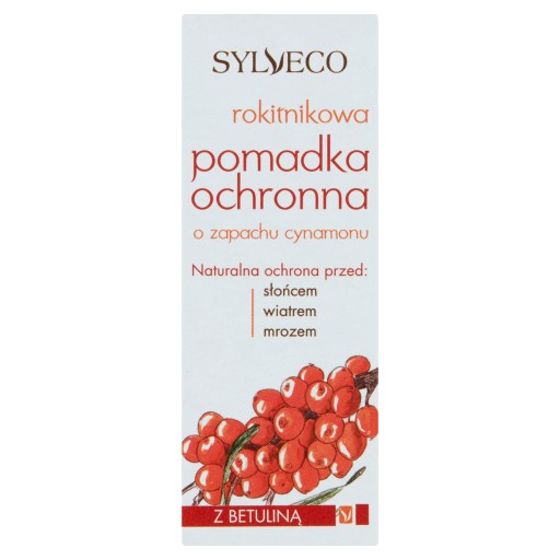 Ochranný rúž s rakytníkom a škoricou Sylveco