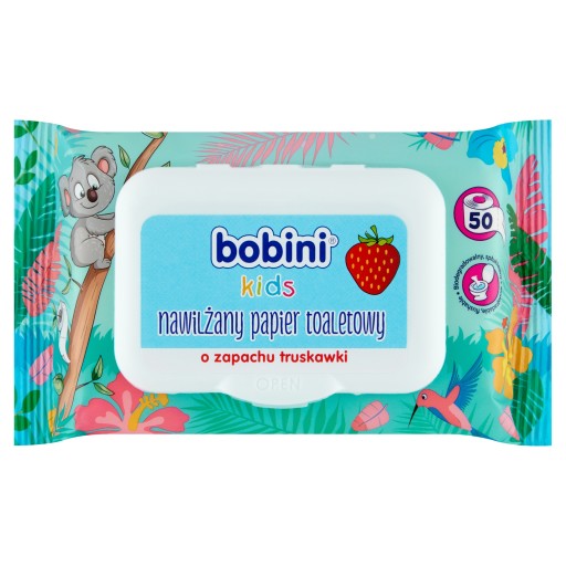 BOBINI KIDS VLHČENÝ TOALETNÝ PAPIER (50)