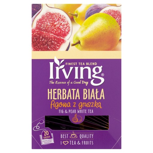 IRVING čaj biela figa a hruška 20 obálok