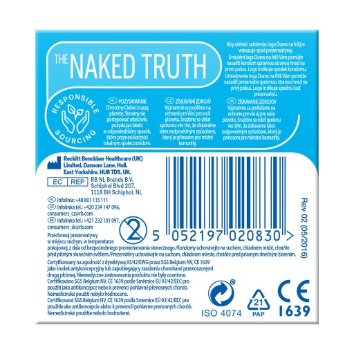 DUREX Classic Jeans 3 kondómy