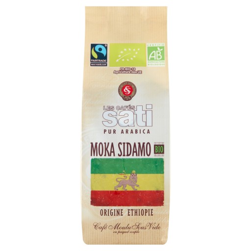 CAFE SATI MOKA SIDAMO BIO - BIO MLETÁ KÁVA 250G