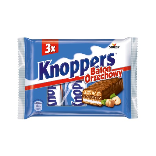 Knoppers arašidová tyčinka 3x40g