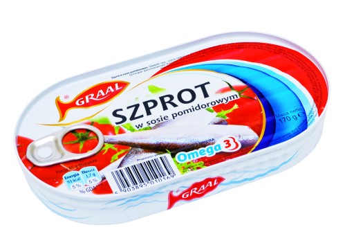 GRÁLOVÉ ŠPROTY V RAJKOVEJ Omáčke 170G