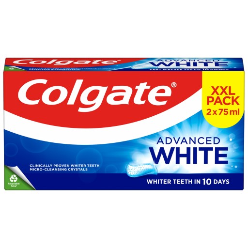 Colgate Advanced White zubná pasta 2x75ml
