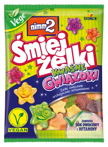 nimm2 Śmiejżelki Kyslé hviezdy 90 g