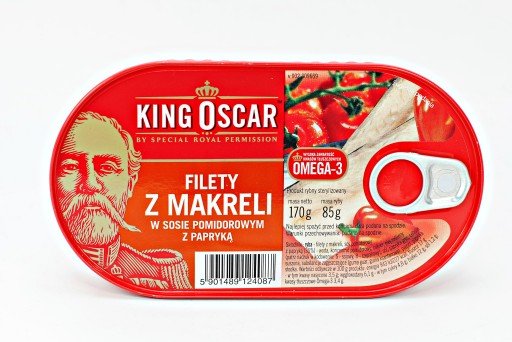 Filety z makrely kráľa Oscara v paprikovej omáčke 170 g