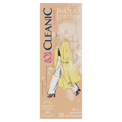 CLEANIC Pure Cotton hygienické vložky 20 ks.