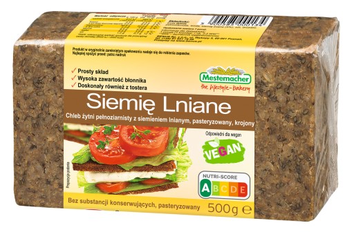 Benuš Ražný chlieb s ľanovým semiačkami 500 g