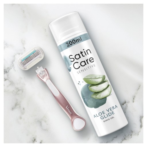 Gél na holenie Gillette Venus Satin Care Sensitive Aloe Vera Glide 200 ml