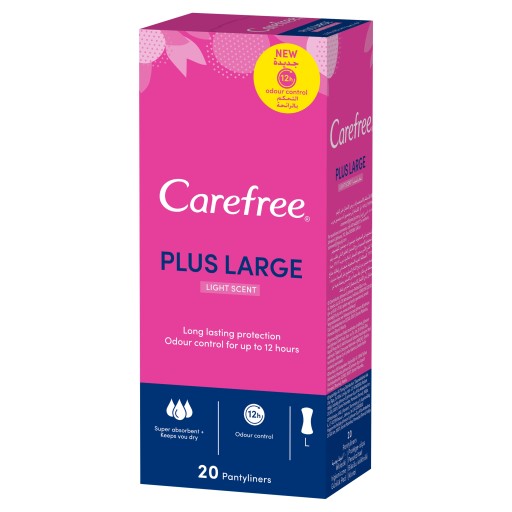Carefree Plus Large slipové vložky 20 kusov