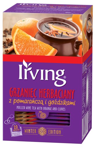 IRVING ČAJ MLENÝ ČAJ KLÍČKY POMARANČOVÉ 20 vrecúšok