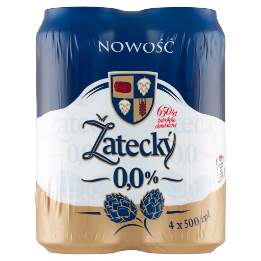 Žatecký plechovka nealko 4x500ml