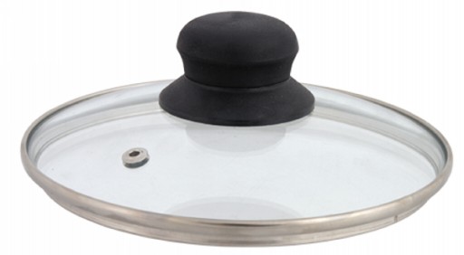 Sklenená pokrievka s prieduchom 18 cm DOMOTTI