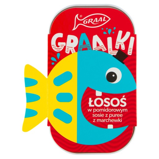 Losos v paradajkovej omáčke s mrkvovým pretlakom 110g Graal 0,127 kg