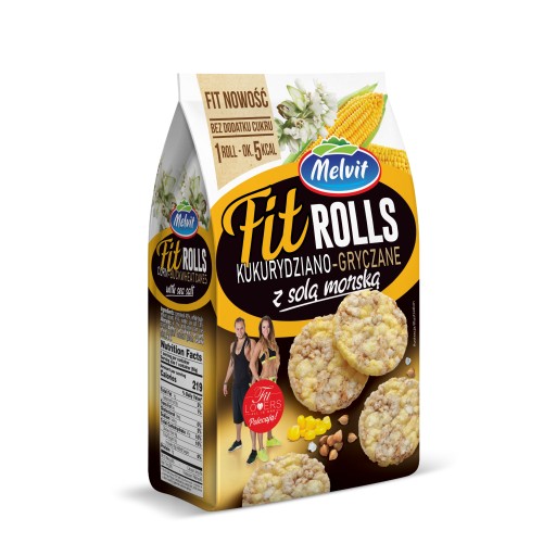 Melvit Fit Rolls kukurica a pohánka s mors soľou