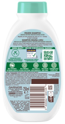 Garnier Botanic Therapy Kids Šampón na vlasy s kondicionérom 2v1 - Frozen 250ml