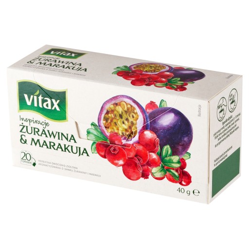 Vitax Mučenkový čaj z brusníc 20 tb