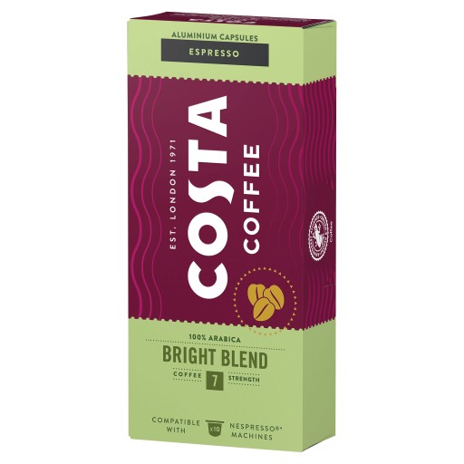 Kapsuly Nespresso Costa Bright Blend 10 ks.