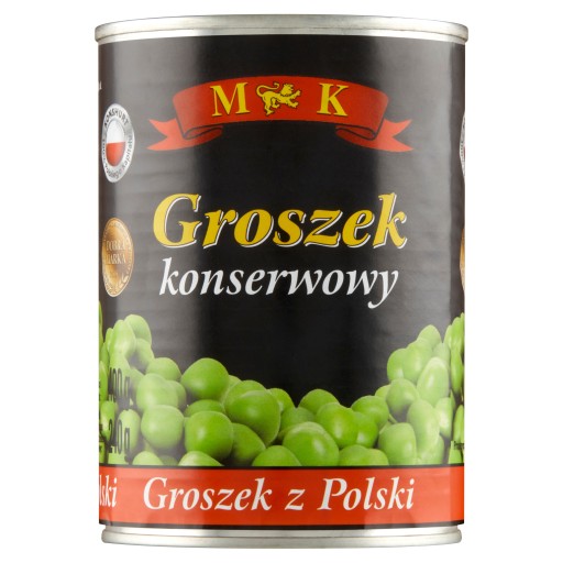 Konzervovaný hrášok 400g MK
