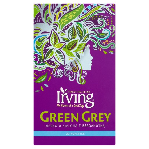 IRVING ZELENÝ ČAJ S BERGAMOT Green Grey 20T