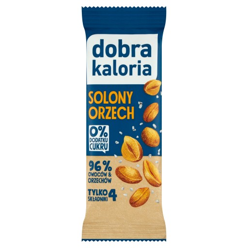 Tyčinka - oriešok slaný 35 g Dobrá kalória