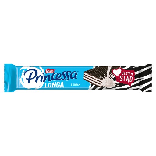 Princessa Longa Zebra Kakaová vafle s mliečnym krémom 40 g