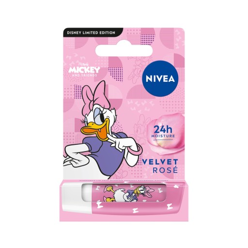 NIVEA DAISY DUCK DISNEY EDITION Ochranný rúž - hydratačný 4,8g