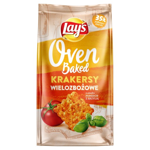 Lay's Oven Baked Crackers Tomato Basil 3x 80g