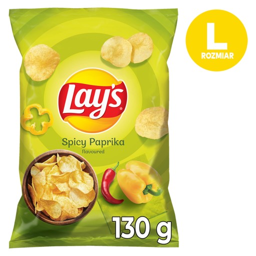 Lay's Lays Pikantná paprika Pikantné čipsy 130g