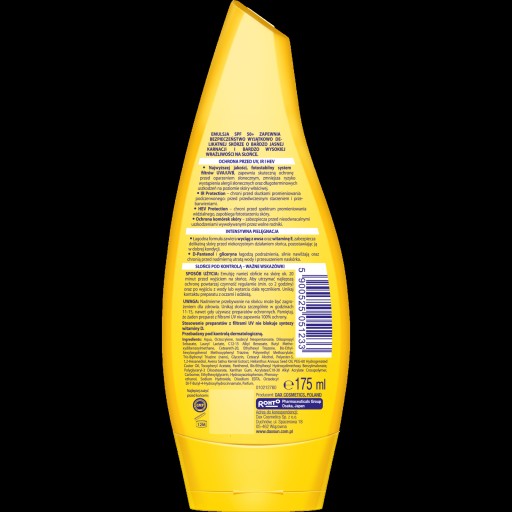 DAX opaľovacie mlieko na opaľovanie 15 SPF 175 ml