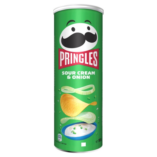 1x165g PRINGLES Cream & Onion Chips UK