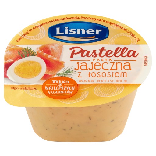 Lisner Egg pastella s lososom 80 g