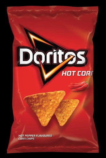 Doritos Hot Corn Chips Corn Nachos 100g