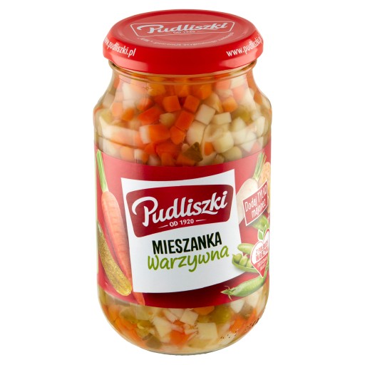 Pudliszki zeleninová zmes na šaláty 450g