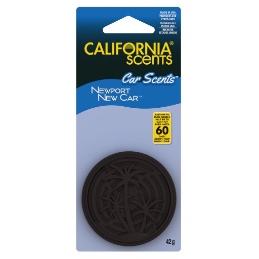 Osviežovač interiéru auta s vôňou California Car Scents Newport New Car