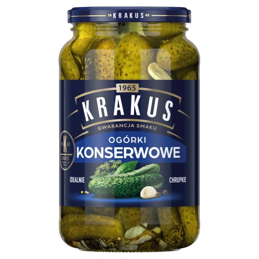 Nakladané uhorky Krakus 920g